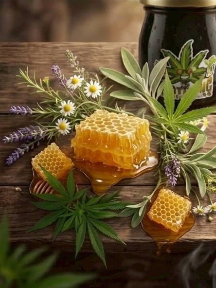 น้ำผึ้งดองกัญชา Honey Green Bliss สูตรพรีเมียม น้ำผึ้งสมุนไพรเพื่อสุขภาพ น้ำผึ้งดองกัญชา3